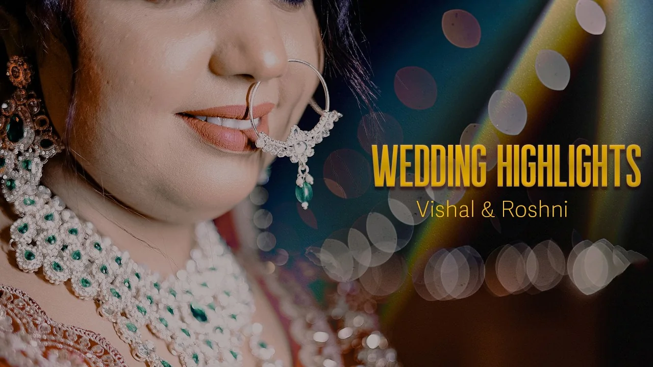 Cinematic wedding highlight still by New SR Videos, Barabanki