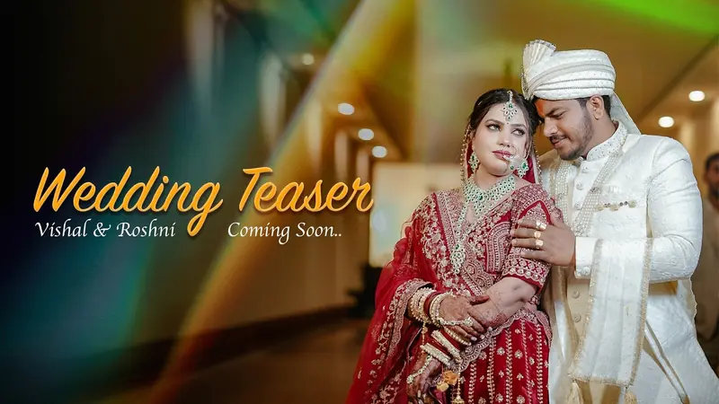 Still from Wedding Teaser · Vishal & Roshni